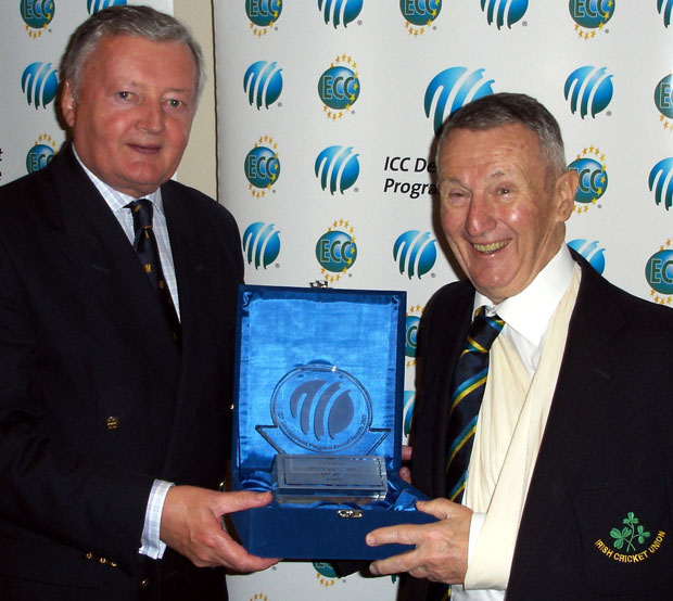 John Wright with David Morgan