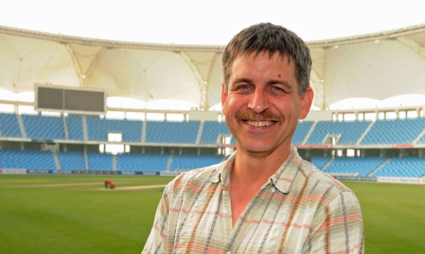 Ian Callender at the international stadium in Dubai