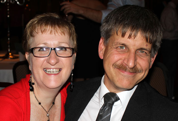 Ian Callender with his wife Dawn