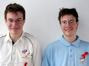 The Selig twins from France (Photo: Barry Chambers)