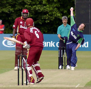 Adrian McCoubrey of Essex who picked up two wickets (©CricketEurope)