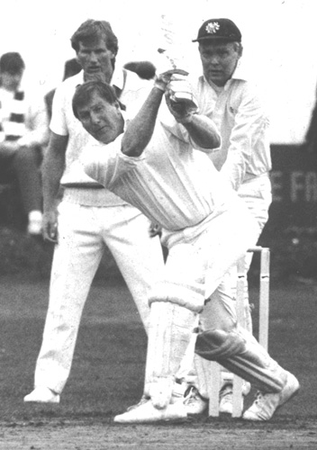 Batting for Downpatrick at Woodvale
