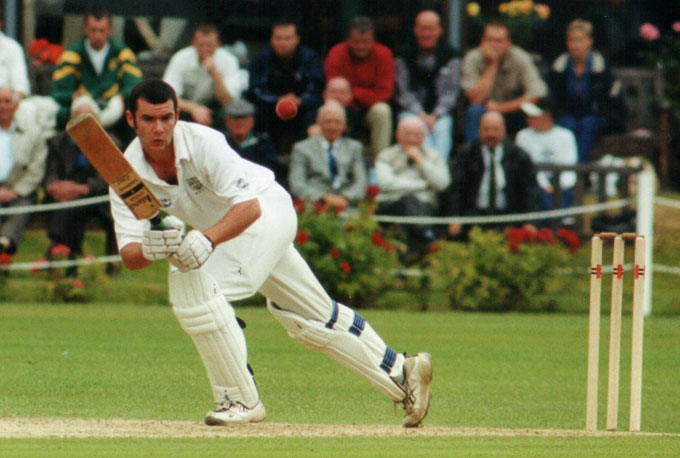 Pushed into the leg side in the 2001 NCU Challenge Cup Final (©Rowland White)