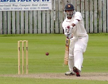 Zimbabwe opener Dion Ebrahim was Man of the Match (©CricketEurope)