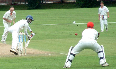2006 European Championship: Arun Ayyavoorju about to be caught by Jersey's Robert Minty