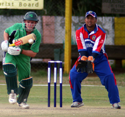 Porterfield gets his 100 (©CricketEurope)