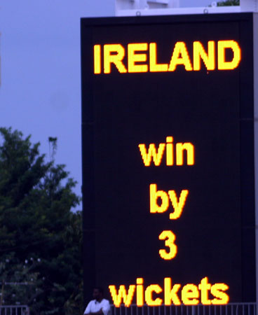 The scoreboard says it all! (©CricketEurope)