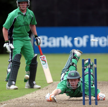 Niall O'Brien is run out (©CricketEurope)