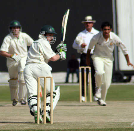 Turned to leg by O'Brien (©CricketEurope)