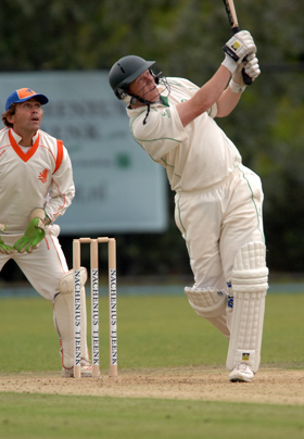 O'Brien goes over the top (©Charlie Booker)