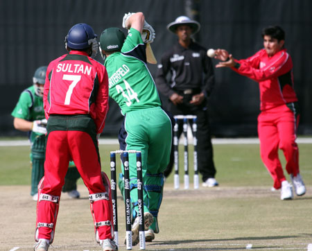 William Porterfield survives a sharp return catch (©CricketEurope)