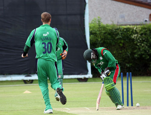 Wicket for Boyd Rankin (©CricketEurope)