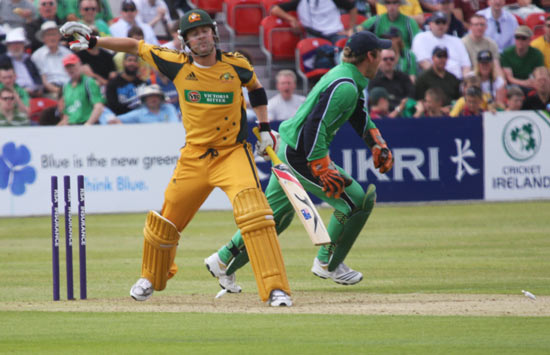 Michael Clarke stumped by Wilson (©CricketEurope)