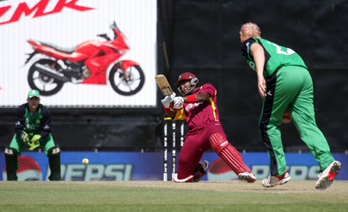 Crashed away by Pollard (©CricketEurope)