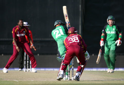 Turned to midwicket by Andre Botha (©CricketEurope)