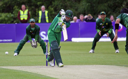 Ed Joyce hits a four (©CricketEurope)