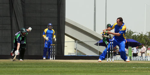 Alex Cusack is run out (©CricketEurope)