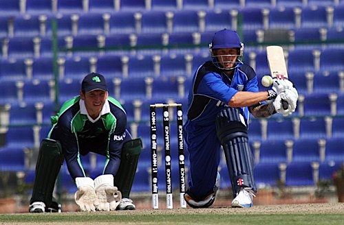 The reverse sweep proved the downfall for Gareth Berg (©CricketEurope)
