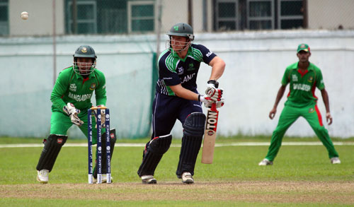 Guided away by Gary Wilson (©CricketEurope)