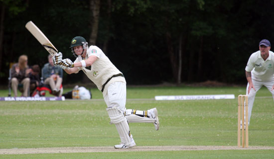 Steve Smith on his way to his hundred (©CricketEurope)