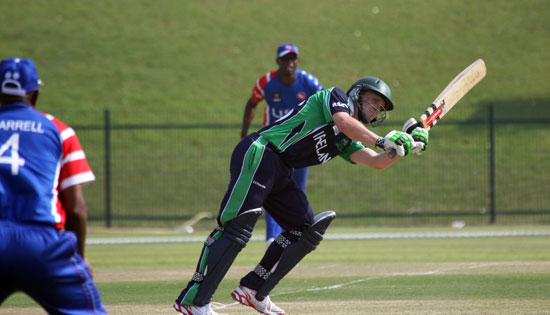 Played to leg by William Porterfield (©CricketEurope)