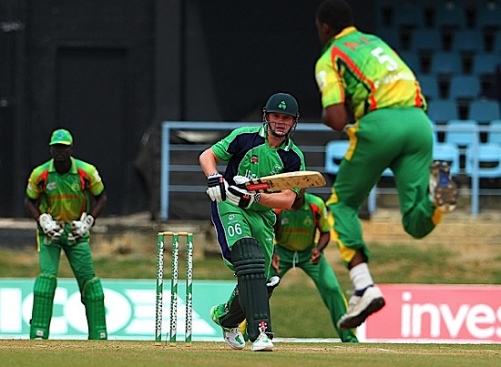 William Porterfield is dropped by David Emmanuel (©WICB)