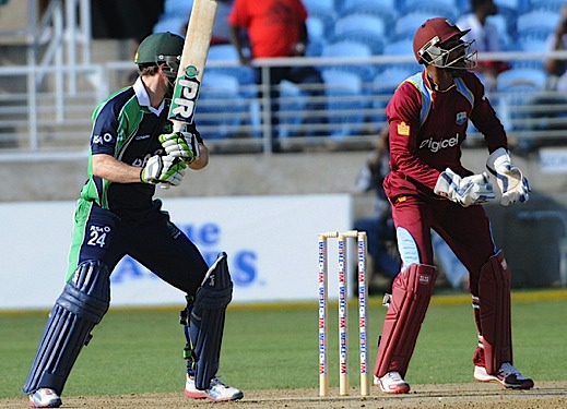 Ed Joyce edges to slip (©WICB)