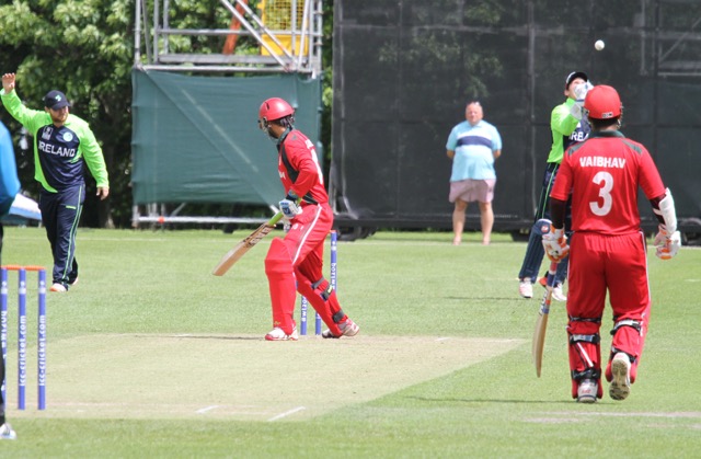 Inside edge to Wilson (©CricketEurope)