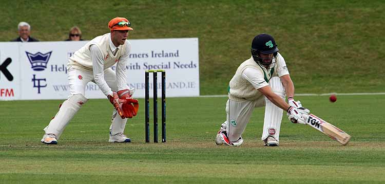 Swept by Andrew Balbirnie (©CricketEurope)