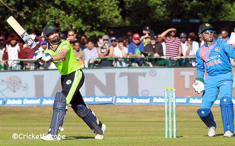 Another into the stands from Shannon (©CricketEurope)
