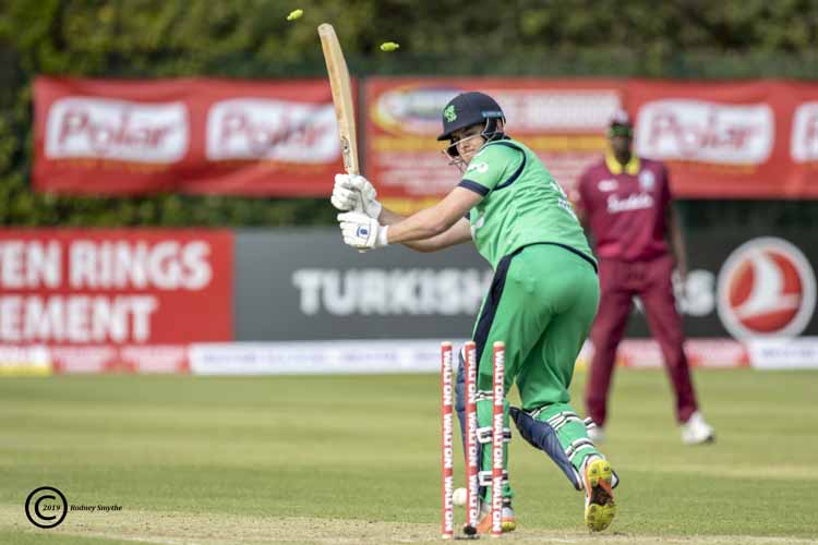 Mark Adair is bowled by Gabriel (©Rodney Smythe/CricketEurope)