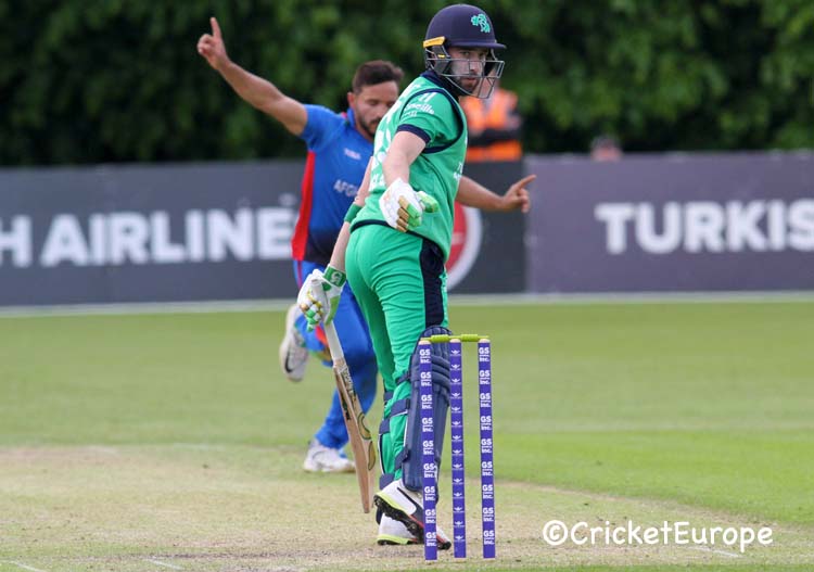 Edged by Balbirnie... (©CricketEurope)