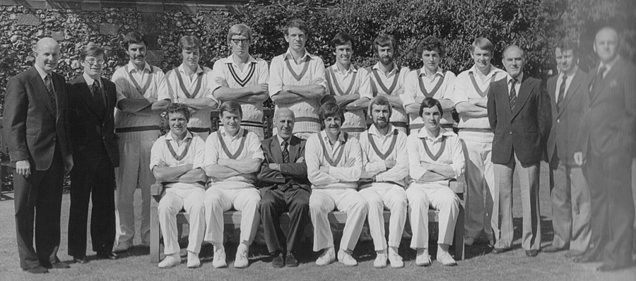 The Ireland team and officials at Lord's
