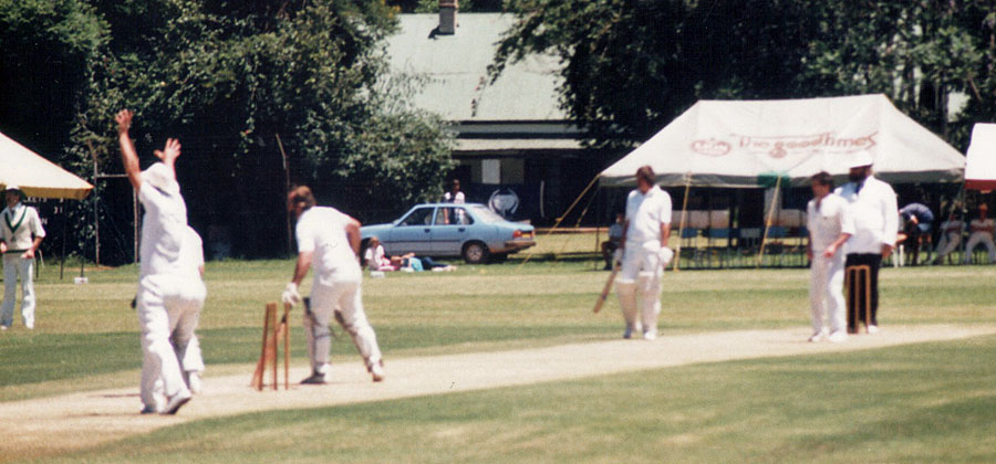 Appeal for a stumping off the bowling of Robin Haire (©CricketEurope)