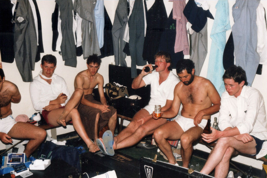In the dressing room after the match (©CricketEurope)