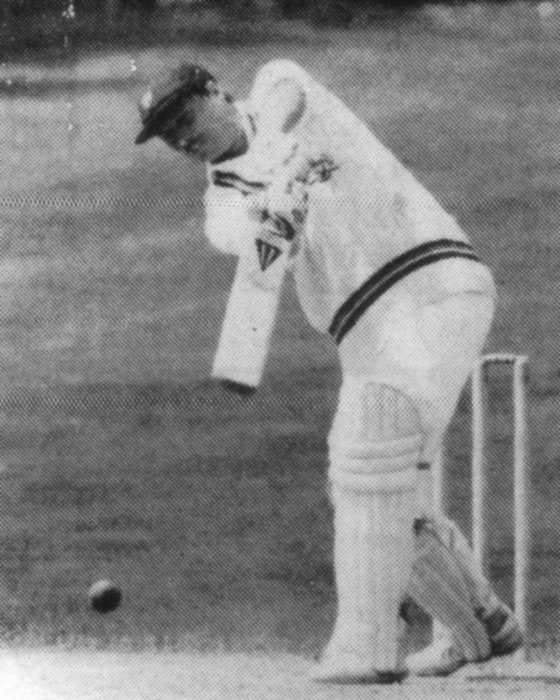 Gloucester's Paul Romaines during his 143 (©Clarence Hiles)