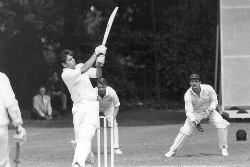 Mark Ramprakash of Middlesex watched by Paul Jackson (©Clarence Hiles)