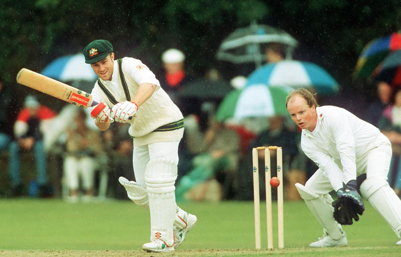 Michael Slater batting (©INPHO)