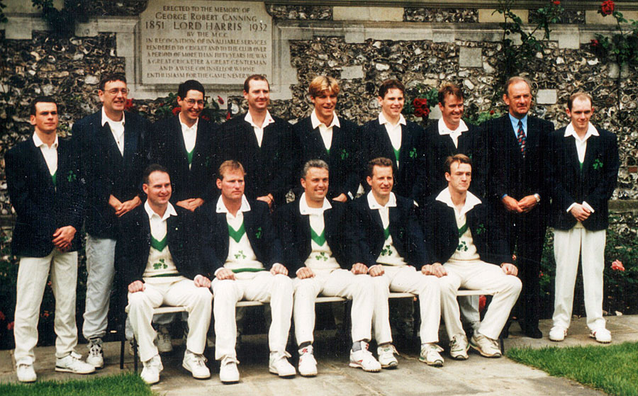 The Ireland squad at Lord's