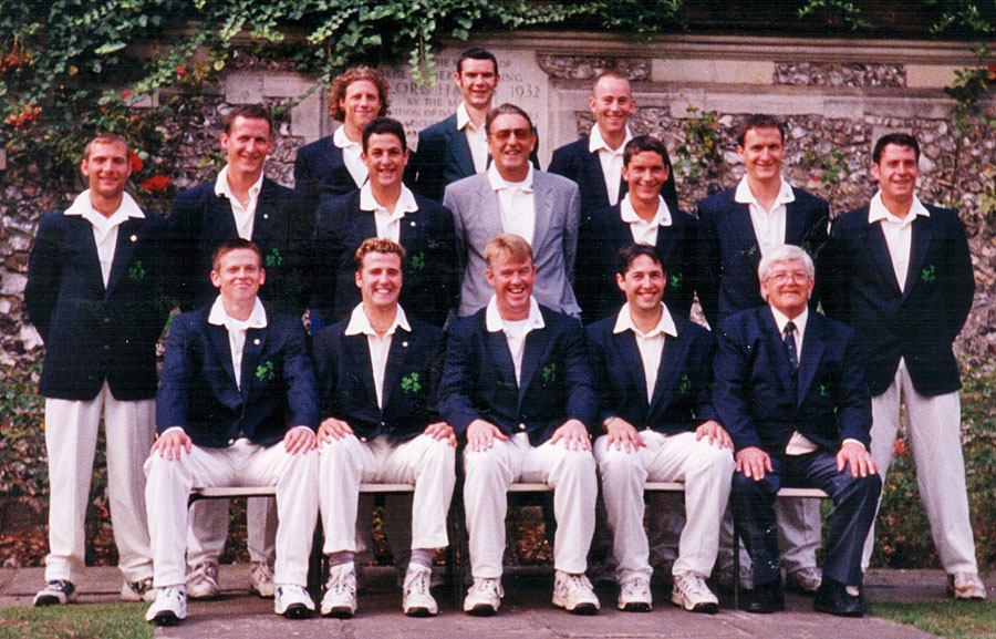 The Ireland team and officials at Lord's (©Philip Boylan)