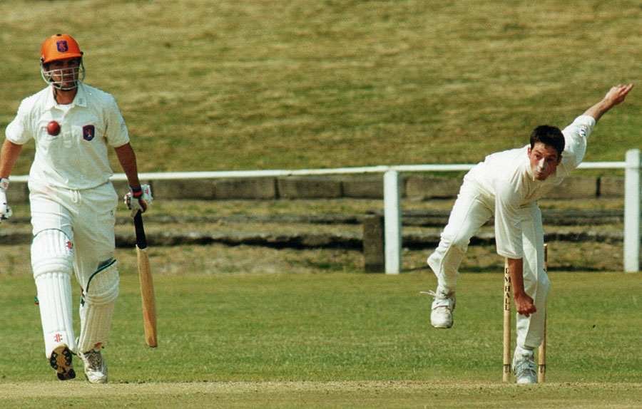 Ireland's Adrian McCoubrey in action against The Netherlands at Hamilton Crescent, Glasgow