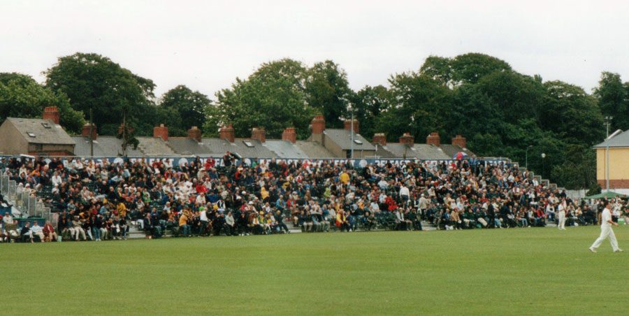 The main grandstand at Ormeau (©Rowland White)