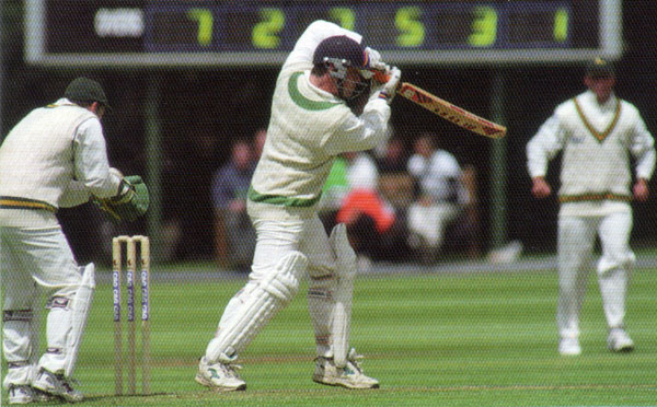 Derek Heasley during his sixth wicket stand with Kyle McCallan (©Rowland White)