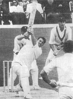 Pat Dineen during his innings of 71