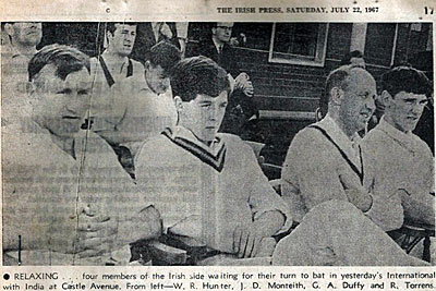 Ireland v India 1967