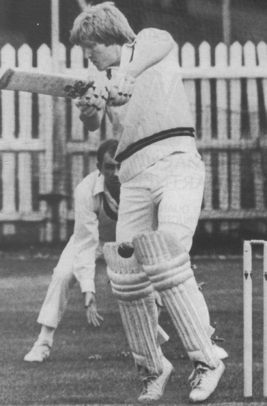 Batting at Wallace Park, Lisburn