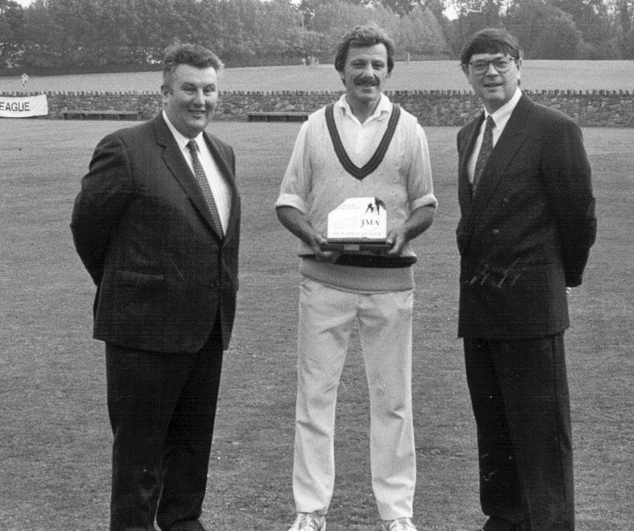 Captain of Malahide's winning JMA Trophy side in 1990 (©LCU)