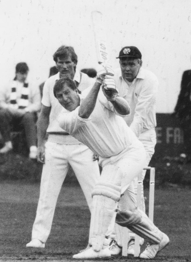 Hitting out against Woodvale