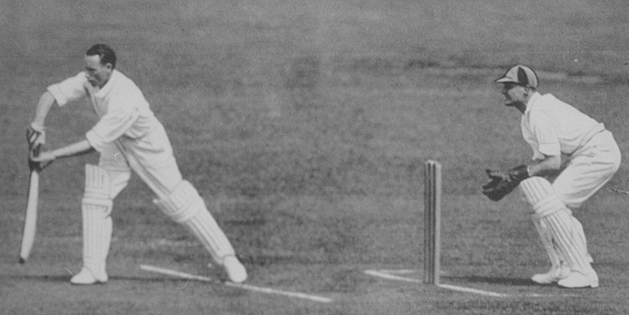James MacDonald at the crease