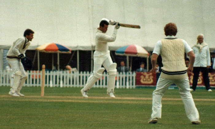 1991 Duchess of Norfolk's XI v Ireland: Paul McCrum batting for Ireland (©CricketEurope)